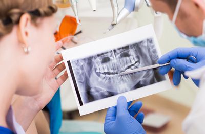 Dental X-ray or exam